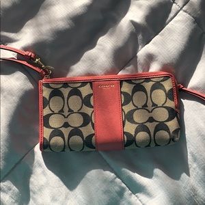 Coach wrist wallet